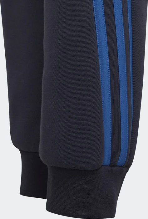 adidas Future Icons 3-Streifen Tapered-Leg Trainingshose lang shadow navy/bright blue (Junior)