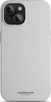 Vonmählen Eco Silicone Case für Apple iPhone 15 Light Gray