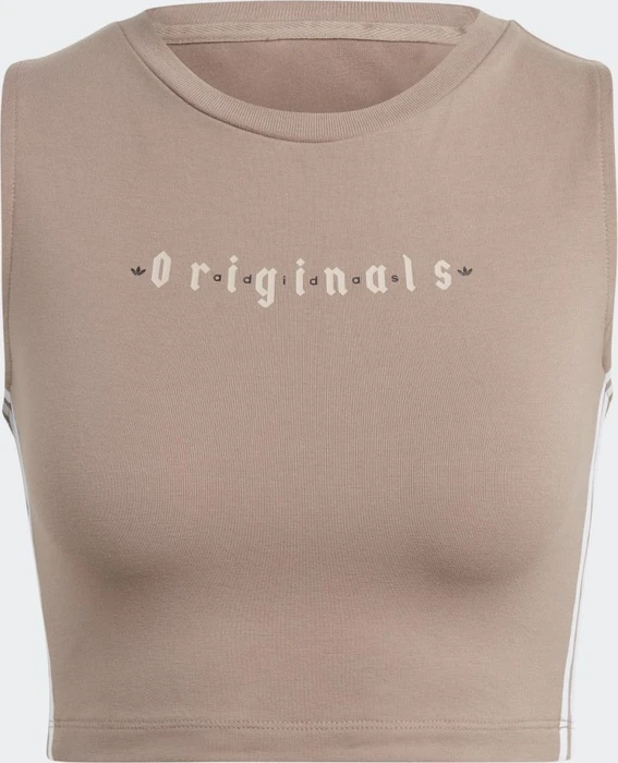 adidas Tanktop Shirt ärmellos chalky brown (Damen)