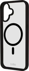 SBS Mobile Mag Frame Case für Apple iPhone 16 Plus schwarz