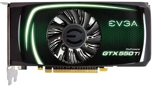 EVGA GeForce GTX 550 Ti Superclocked, 1GB GDDR5, 2x DVI, Mini HDMI