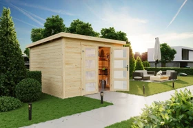Lasita Maja Zambezi 7 Gartenhaus natur