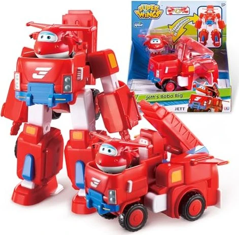 Auldey Toys Super Wings - Jett's Super Robot Suit