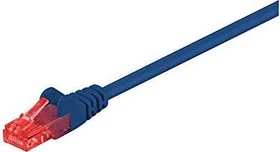 goobay Patchkabel, Cat6, U/UTP, RJ-45/RJ-45, 2m, blau