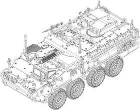 Trumpeter M1134 Stryker Anti- Tank Guided Missile (ATGM)