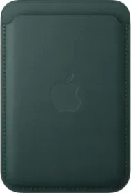 Apple iPhone Feingewebe Wallet mit MagSafe dunkelgrün