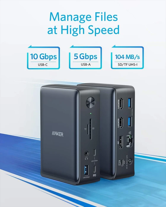 Anker 575 USB-C Dockingstation 13-in-1, USB-C 3.1 [Buchse]