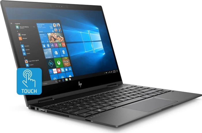 HP Envy x360 13-ag0009ng, Dark Ash Silver, Ryzen 7 2700U, 8GB RAM, 256GB SSD, DE
