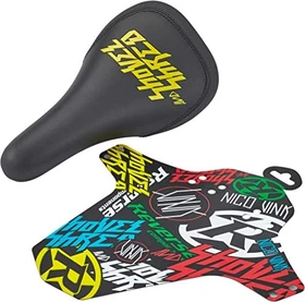 Reverse Nico Vink Shovel & Shred 127mm Sattel schwarz/gelb