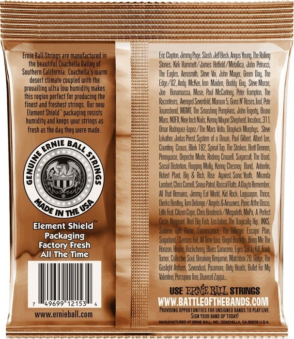 Ernie Ball Earthwood Phosphor Bronze 12-String Light