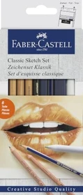 Faber-Castell Klassik Zeichenset Monochrome, 6 Stück