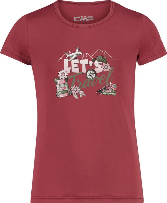 CMP Print Funktionsshirt kurzarm peony (Junior)