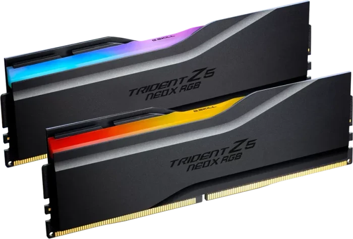 G.Skill Trident Z5 NeoX RGB Matte Black UDIMM 32GB Kit, DDR5-6000, CL26-36-36-32