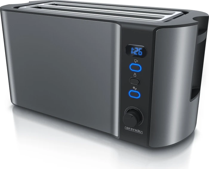 Arendo Frukost Doppel-Langschlitz-Toaster