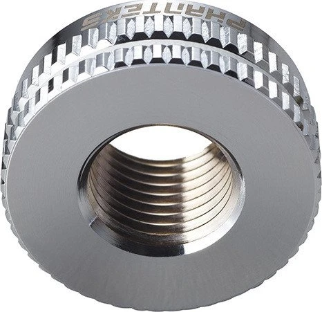 Phanteks G1/4" Pass-Through Fitting Schottverschraubung silber