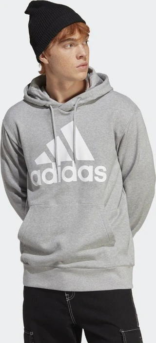 adidas Essentials French Terry Big Logo Hoodie medium grey heather (Herren)