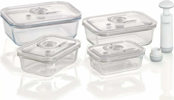 Caso VacuBoxx Glas Vakuumbehälter-Set, 4-tlg.