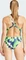adidas 3-Streifen Graphic Badeanzug green spark (Damen) Vorschaubild
