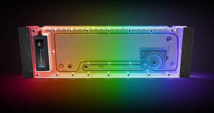 Thermaltake Pacific Ultra Core P8 DP-D5 Plus Distro-Plate, Verteilerplatte mit Pumpe