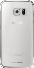 Samsung Clear Cover für Galaxy S6 silber