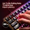 HP HyperX Origins 2 Pro 65, transparent/schwarz, LEDs RGB, HyperX RED, USB, US Vorschaubild