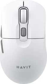 Havit MS59WB Wireless Dual-Mode Mouse weiß/grau, USB/Bluetooth