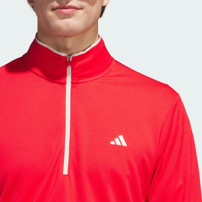 adidas Lightweight Half-Zip Pullover pure ruby (Herren)
