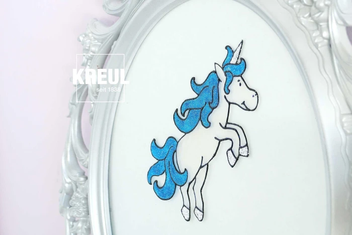 Kreul Window Color Set Glitzerwelt Malfarbe, 6 Farben, 80ml