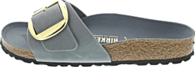 Birkenstock Madrid Big Buckle Naturleder Geölt basalt gray (Damen)
