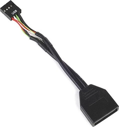 SilverStone Pin Header interner USB 2.0 [Buchse]/USB 3.0 [Stecker], 0.1m