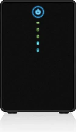 RaidSonic Icy Box IB-NAS5520, 32MB RAM, 1x RJ-45 1000Base-T, 1x USB-A 3.0