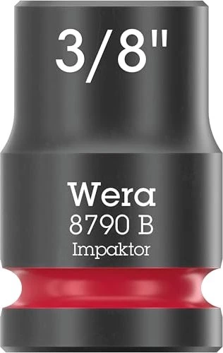 Wera 8790 B Impaktor Außensechskant Steckschlüssel 3/8" zöllig, 3/8"x30mm