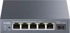 Cudy Desktop Gigabit Smart Switch, 5x RJ-45, 1x SFP (GS105ES1)