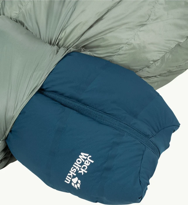 Jack Wolfskin Athmos Down +5 180cm Mumienschlafsack picnic green