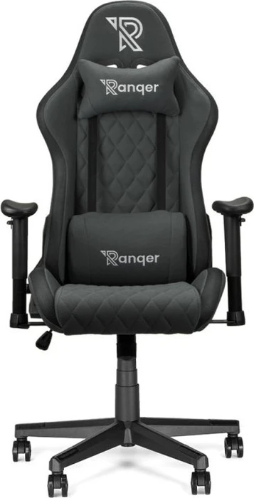 Ranqer Halo Fabric RGB Gamingstuhl, schwarz