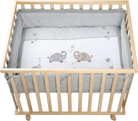 roba Laufgitter Jumbo Twins 100x75cm natur