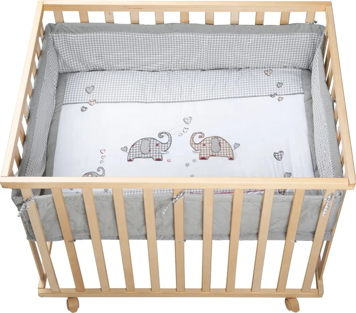 roba Laufgitter Jumbo Twins 100x75cm natur