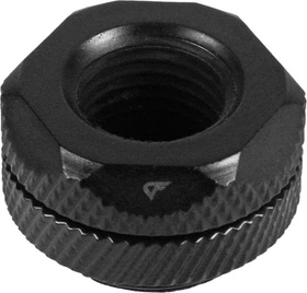 Nanoxia CF1 gerader Adapter für Gehäusemontage G1/4", schwarz (CF-MGF02F)