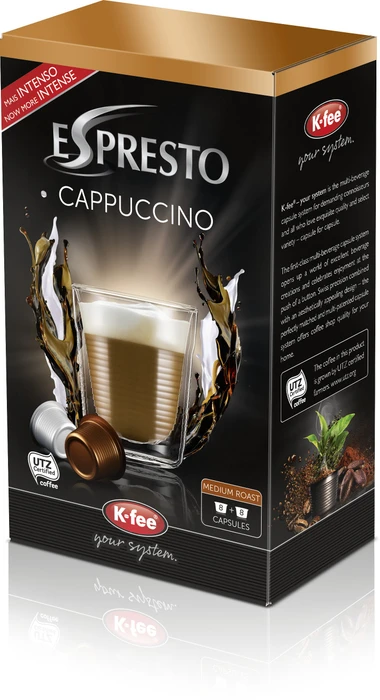 K-Fee Espresto Cappuccino Kaffeekapseln, 16 Stück