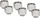 Thermal Grizzly DeltaMate Fitting ST16 16/10mm G1/4" Nickel, 6er-Pack (TG-DM-FIT-6201)