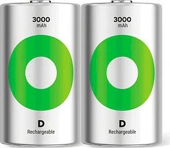 GP Batteries ReCyko Mono D NiMH 3000mAh, 2er-Pack