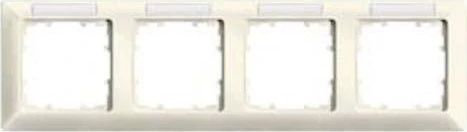 Siemens DELTA line Rahmen 4-Fach, 293x80mm, elektroweiß