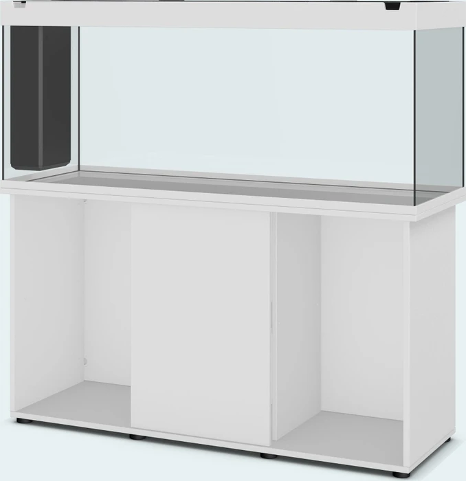 Juwel Rio 450 LED Aquarium-Set mit Unterschrank, weiß/weiß, 450l