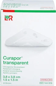 Lohmann & Rauscher Curapor transparent Wundverband steril chirurgisch, 3.8 x 3.8cm, 50 Stück