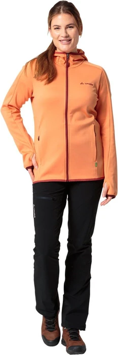 Vaude Valsorda Fleece Hoodie Funktionsjacke sweet orange (Damen)
