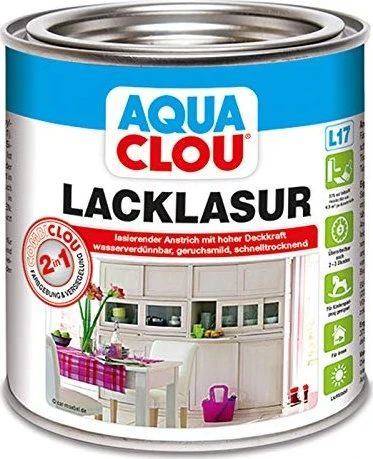 CLOU L17 Aqua Combi-CLOU Lacklasur Holzschutzmittel, 375ml