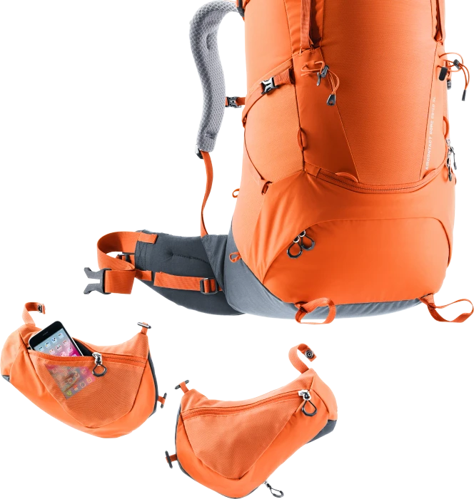 Deuter Aircontact Core 55+10 SL paprika/graphite (Damen)