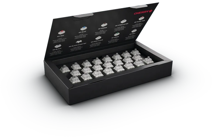 Cherry MX RGB SPEED Silver Switch Kit, MX RGB SPEED Silver 100Mio Switch Set, MX1A, 23er-Pack