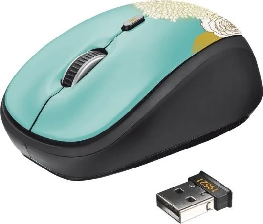 Trust Yvi Wireless Mouse Flower, USB
