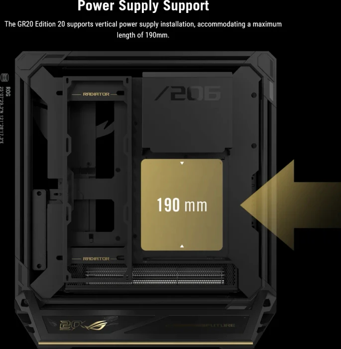 ASUS ROG GR20 Edition 20, Glasfenster